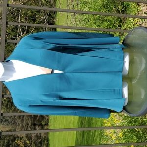 NWT Patti La Belle Teal Cape Size 12